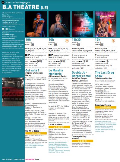 Programmation 2023 Ba Theatre page 1